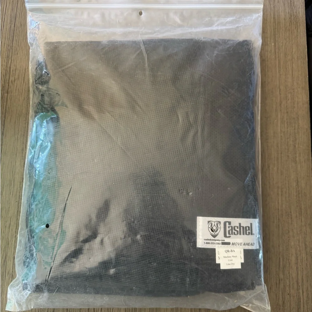 Cashel Quiet Ride Bug Armor Equestrian Mesh Fly Sheet - Black NWT One Size - Picture 3 of 3